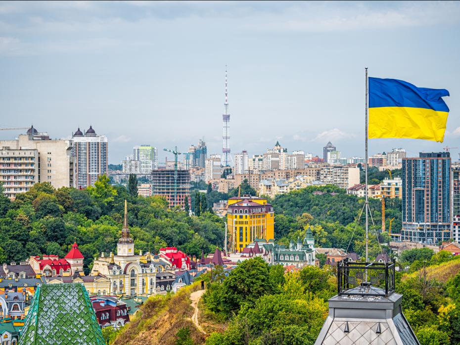 View of Kiev, Ukraine.