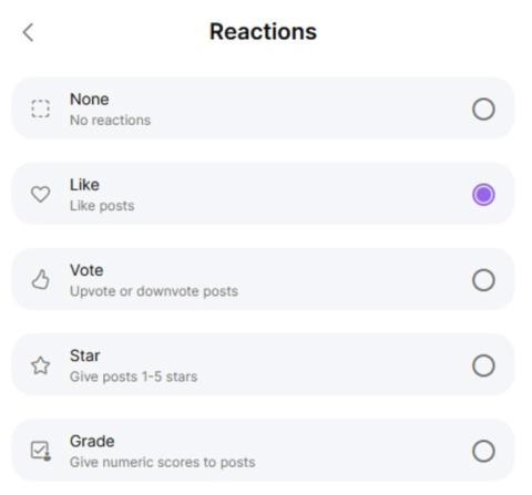 a screenshot of Padlet’s “like” and “star” functions, among others