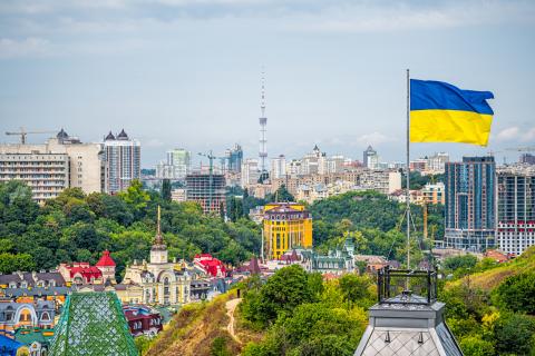 View of Kiev, Ukraine.